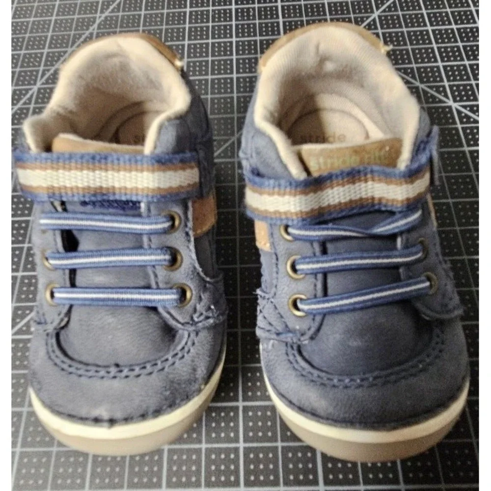 STRIDE RITE infant ARTIE SHOES leather upper‎ US 4M boy sneaker